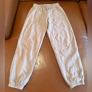 Abercrombie & Fitch Brown Quilted Joggers